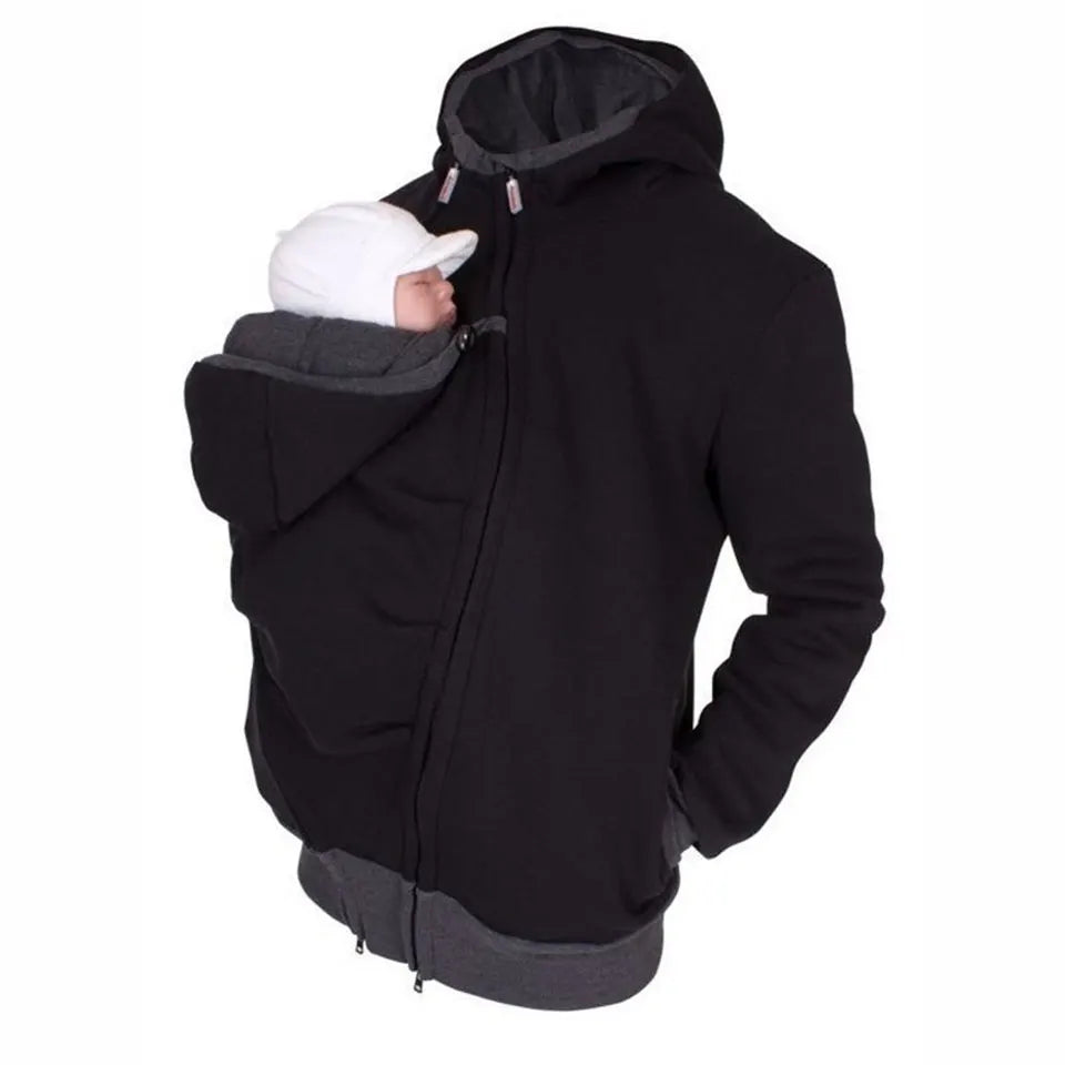 Maternity Coats Baby Carrier Jacket Kangaroo Warm Maternity Hoodies Women Outerwear Coat For Pregnant Womens Maternity Clothes