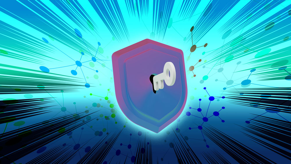 Burst of data behind a locked shield